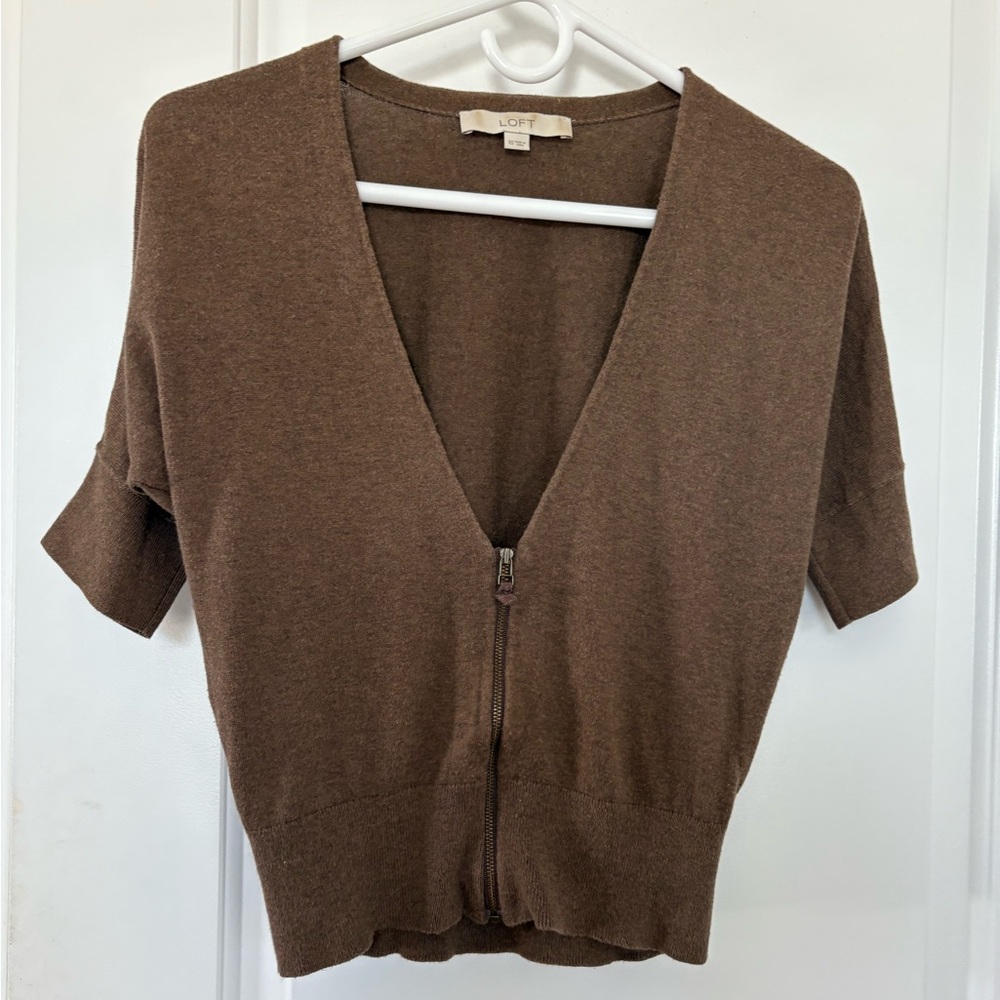 LOFT cropped sweater